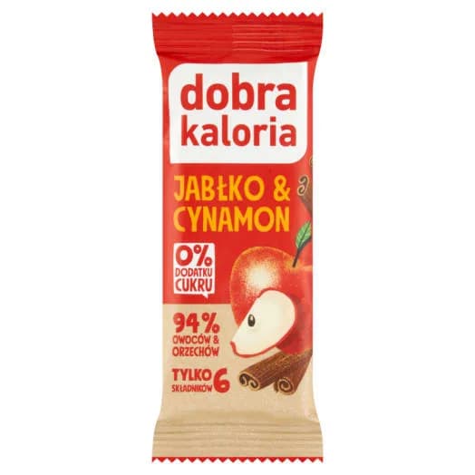 Baton dobra kaloria jabłko cynamon