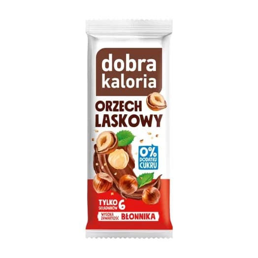 Baton dobra kaloria orzech laskowy
