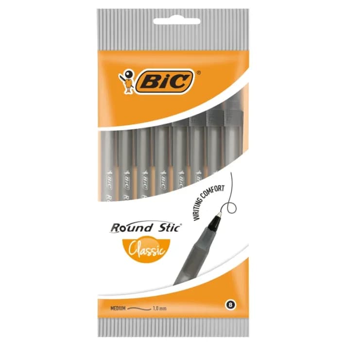 BIC Długopis czarny 8 szt