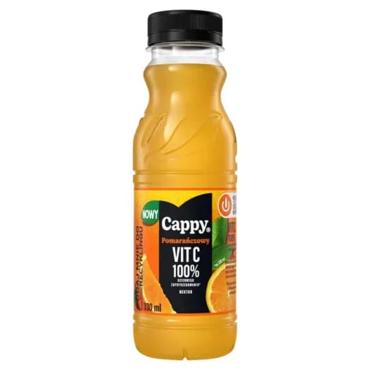 CAPPY Napój pomarańcza nektar 330ml