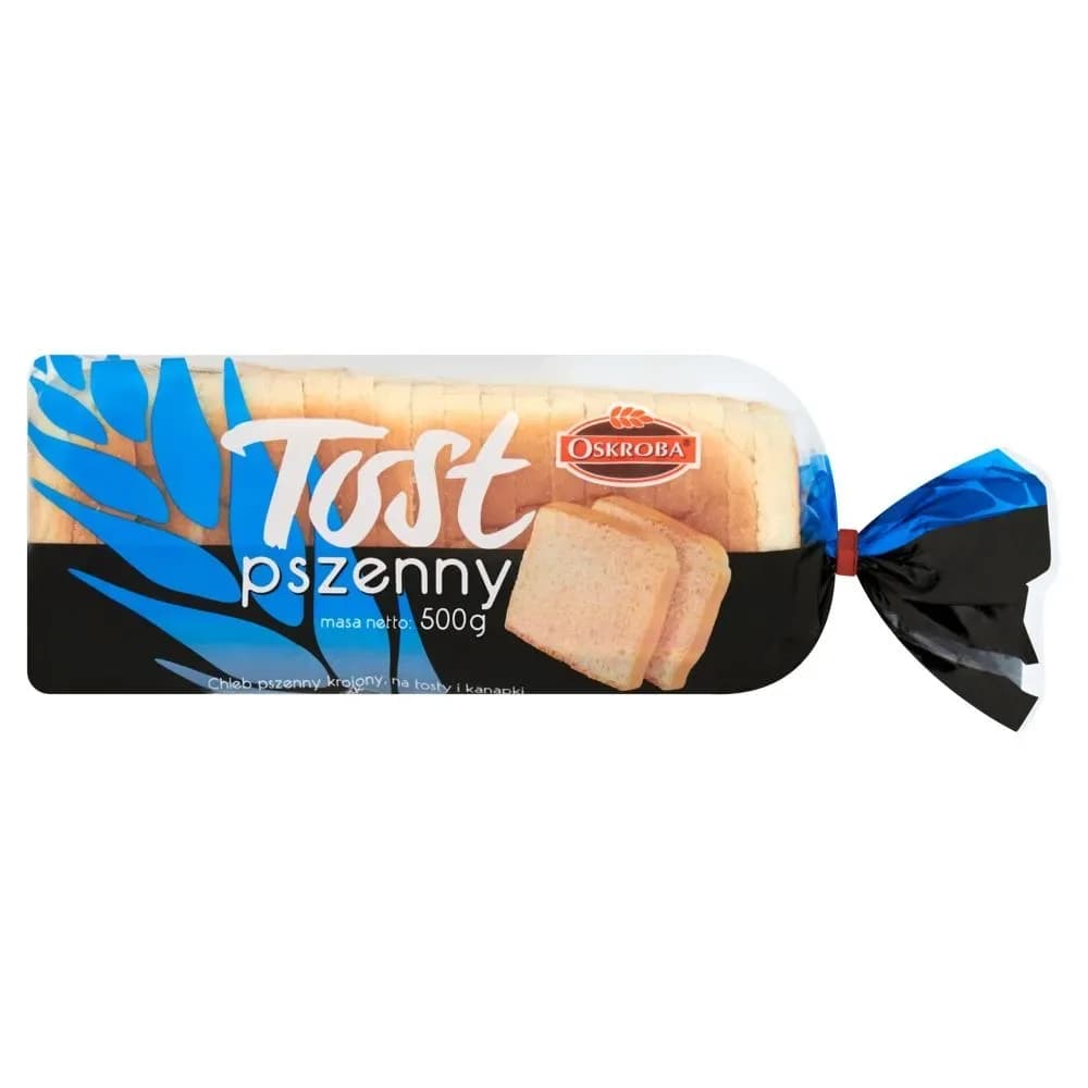 chleb tostowy pszenny OSKROBA 500g