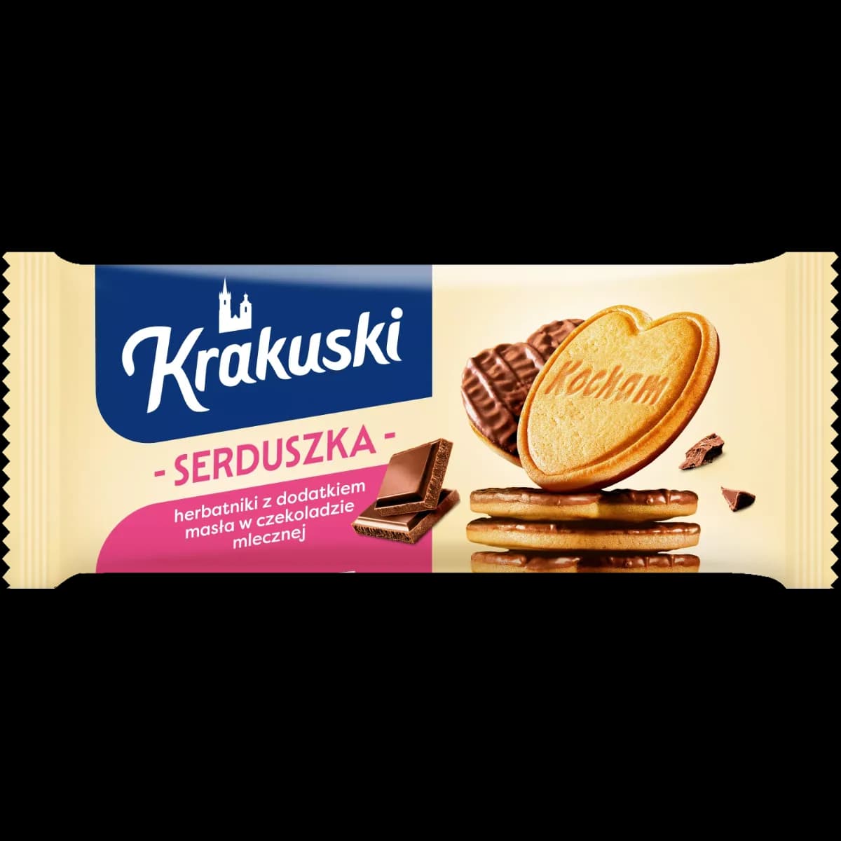 Ciastka krakuski czekolada mleczna