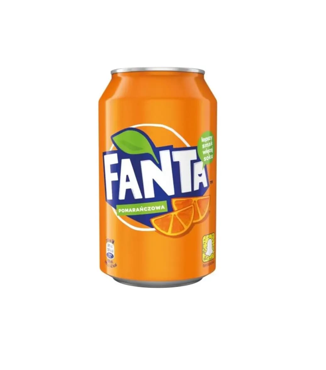 FANTA Napój gazowany o smaku pomarańczowym 330ml