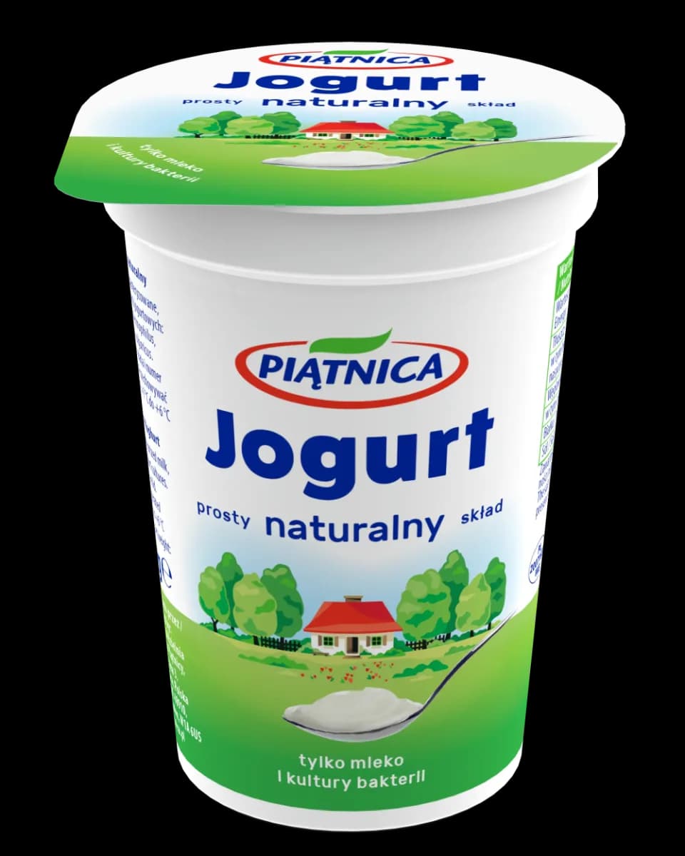 JOGURT NATURALNY PIĄTNICA 180G