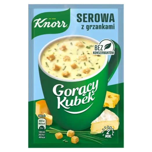 KNORR Gorący Kubek Serowa z grzankami 22g