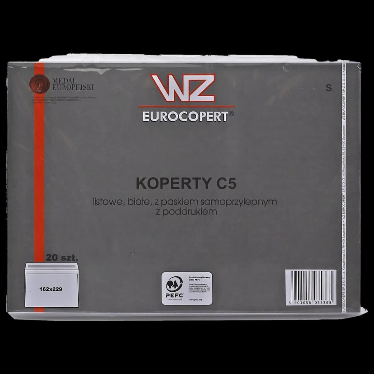 KOPERTA C-5 OFFSET 80 G F-20 SZT