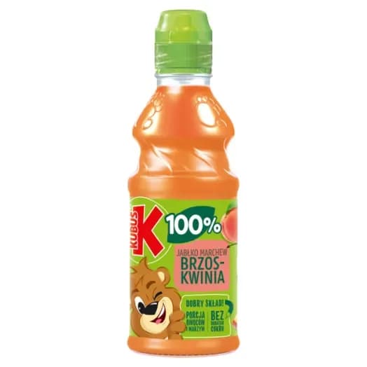 KUBUŚ Sok 100% jabłko marchew brzoskwinia