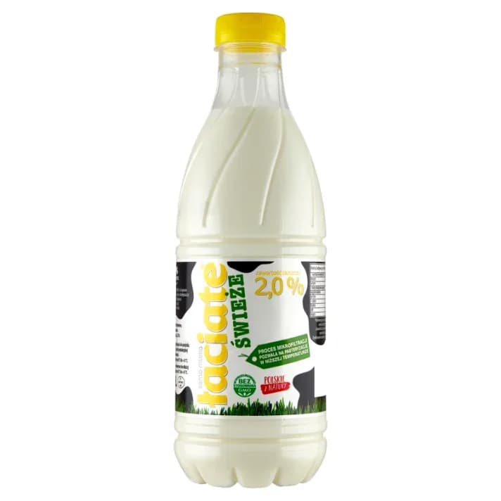 ŁACIATE mleko 2% świeże 1 L