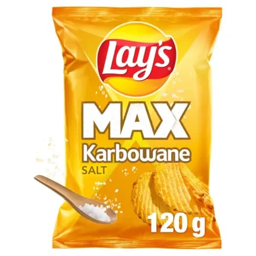 LAY'S MAX Chipsy karbowane solone