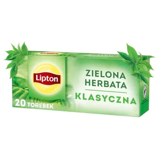 LIPTON Herbata zielona klasyczna 20 torebek 48g