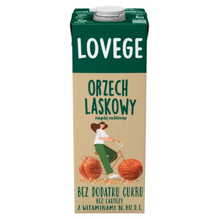 LOVEGE Napój owsiano-orzechowy bez cukru