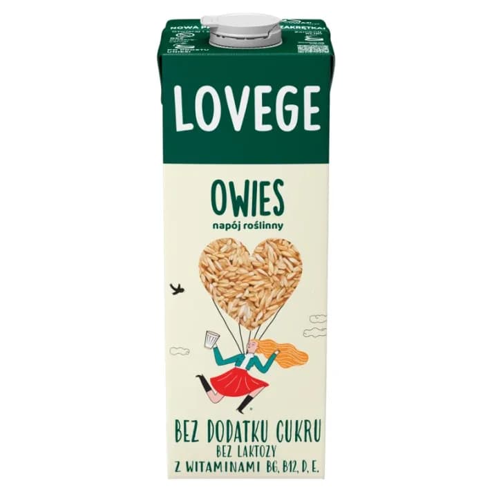 LOVEGE Napój owsiany bez cukru