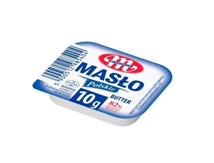 MLEKOVITA Masło Polskie Ekstra 82% tł. 10g