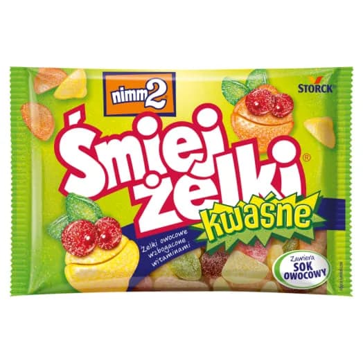 NIMM2 Śmiejżelki Kwaśne żelki owocowe 100g