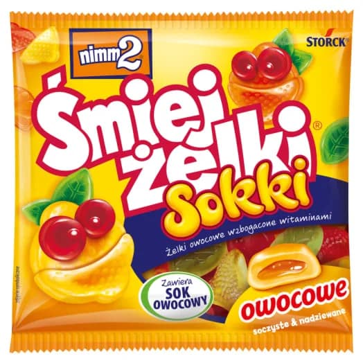 NIMM2 Śmiejżelki Sokki Żelki owocowe 90g