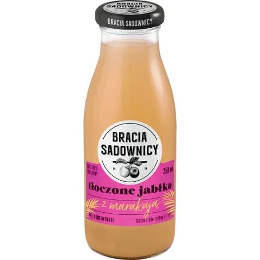 Sok Bracia Sadownicy tłoczone jabłko z marakują