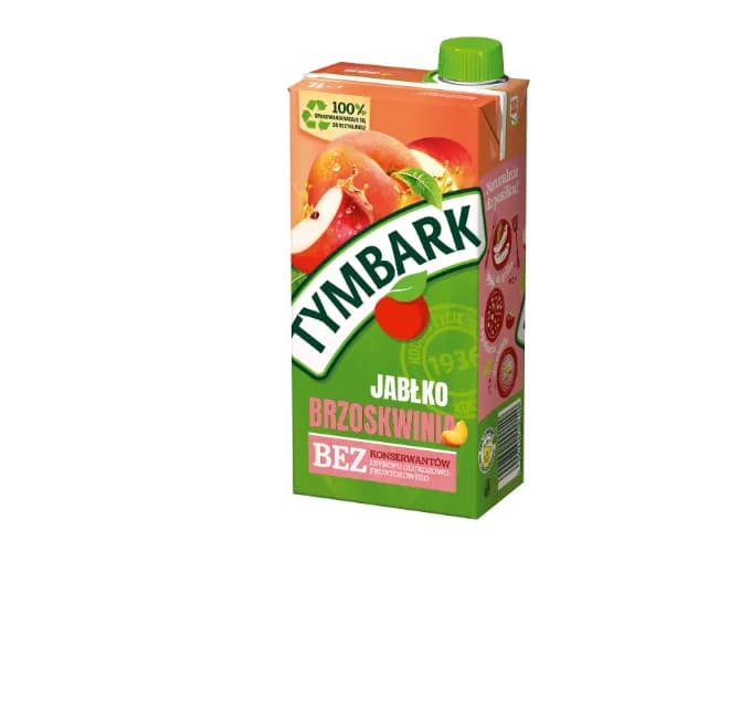 TYMBARK NAPÓJ JABŁKO BRZOSKWINIA 1000ml