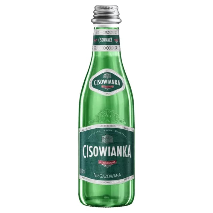 Woda CISIOWIANKA mineralna szkło 300ml