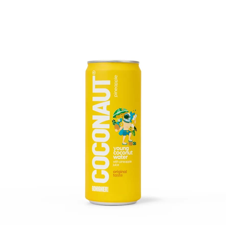 Woda kokosowa z sokiem ananasowym Coconaut 320ml