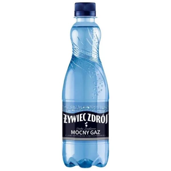 Woda ŻYWIEC ZDRÓJ mocny gaz 500ml