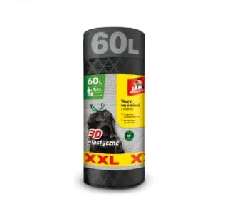 Worki na śmieci Jan Niezbędny 60L czarne (26 szt.)