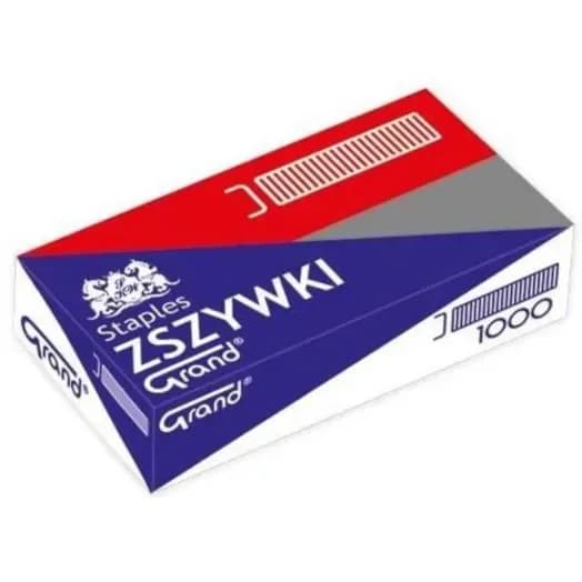 Zszywki srebrne GRAND 24/6 1000 szt.